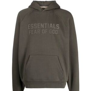 Fear of God essentials Hoodie Off Black